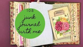 Junk Journal with me 108 - Using the #UltimateSummerPrompt2019 List