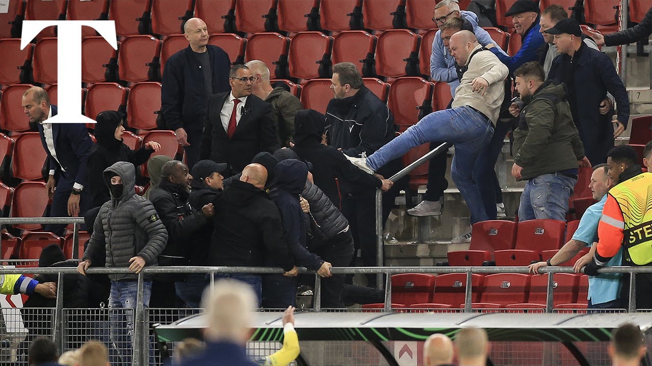 ⁣West Ham players defend families after AZ Alkmaar fans attack