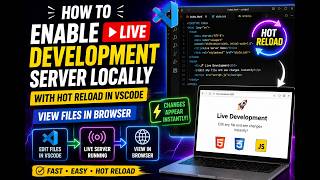How to Enable LIVE Development Server Locally With Hot Reload in VSCode to View Files in Browser How To Debug Web Projects Using The Browser Developer Tools Inside Visual Studio Code