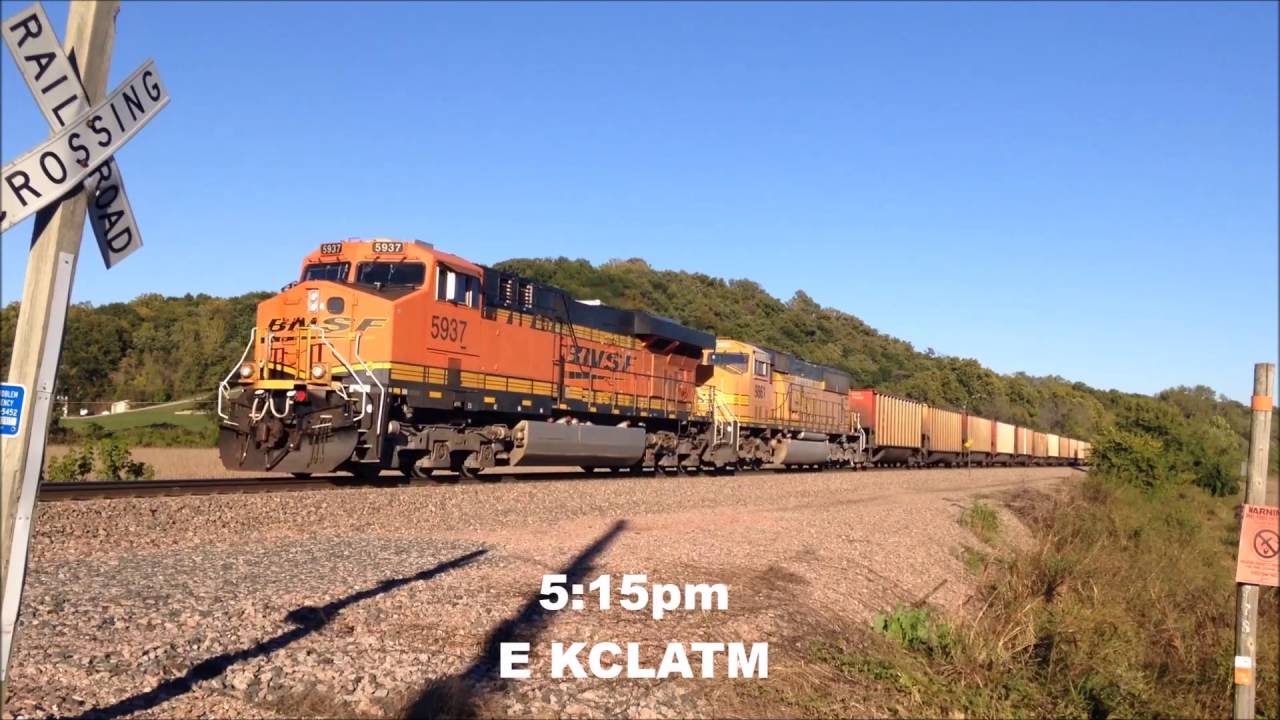 Kansas City Railfanning BNSF St. Joe Sub in Parkville, MO YouTube
