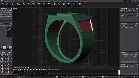 Pave Ring Design Made Easy: Step-by-Step in Matrix/MatrixGold CAD(Part-3)