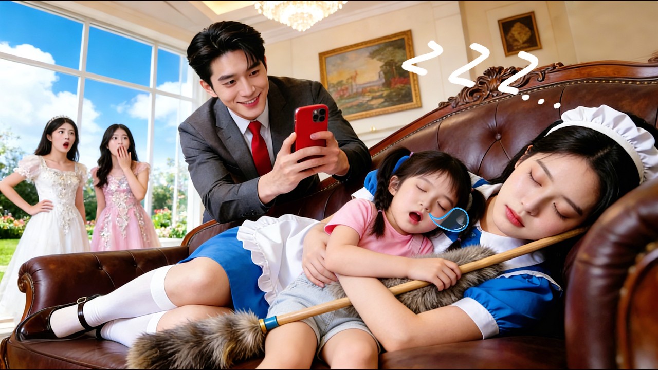 ทุกคนวิ่งไปต้อนรับ CEO ยกเว้นแม่เลี้ยงเดี่ยวที่ไม่สนใจ หลับสนิทบนโซฟา! ความรักเริ่มต้น!💫💫