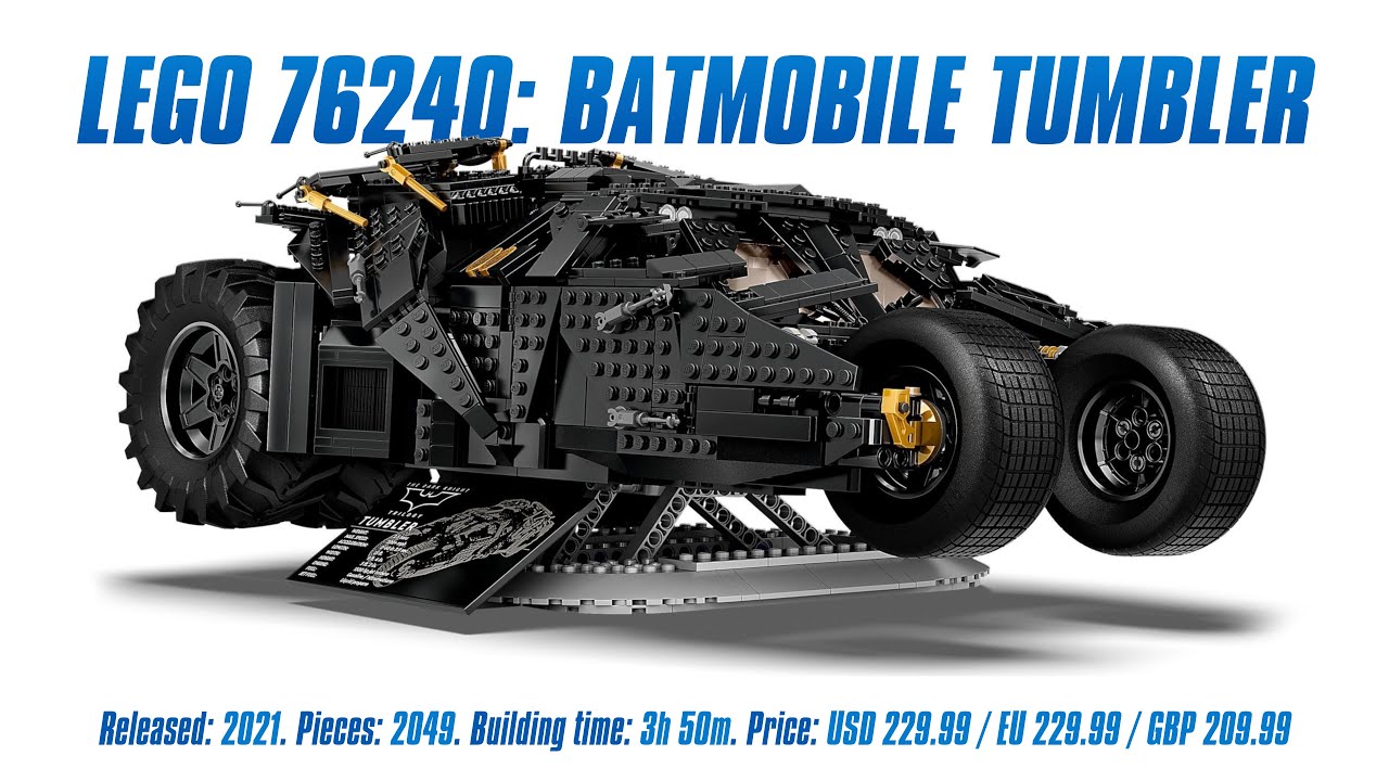 LEGO 76240 Batmobile Tumbler review