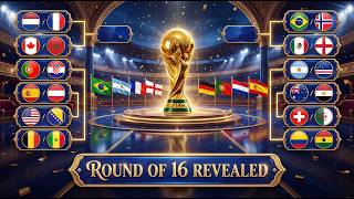 DR Congo Eliminated 😱 The World Cup 2026 Round of 16 Bracket Is Absolutely Wild!