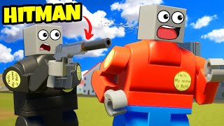 A HITMAN is After Me in Brick Rigs Multiplayer Lego City Servers!