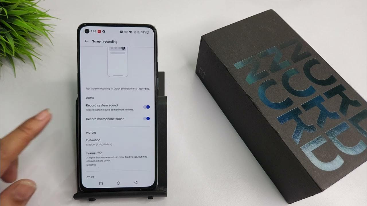 how-to-record-screen-with-sound-in-oneplus-nord-2t-ce2-screen
