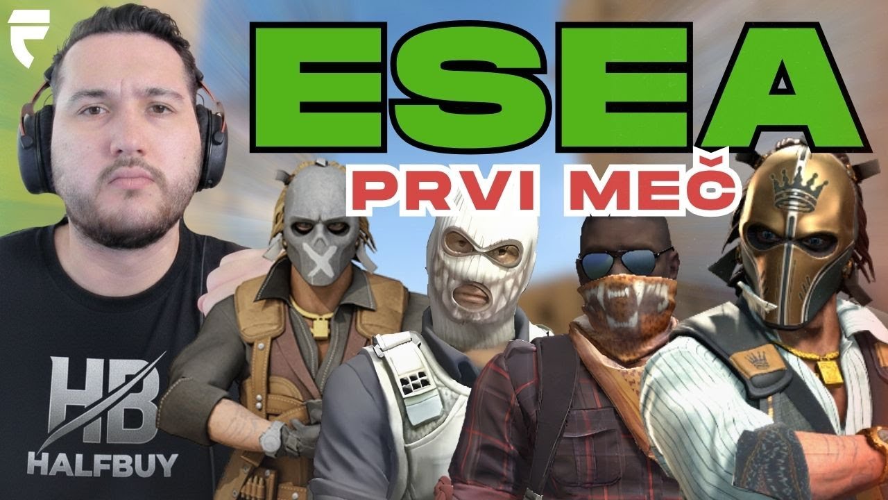 PRVI MEČ MOJE EKIPE U ESEA LIGI *APSOLUTNA LUDNICA*