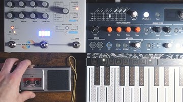 Microcosm - Hologram Electronics / Microfreak - Arturia and Microcassette recorder ambient music