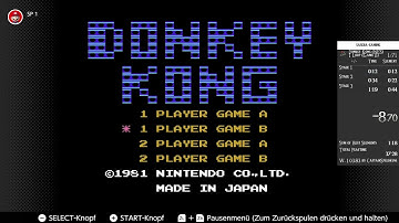 SPEEDRUN | Donkey Kong (NES) | 1 Loop (Game B) in 1min:15sec