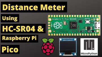 Distance Meter Using HC-SR04 and Raspberry Pi Pico #raspberrypi #raspberrypipico
