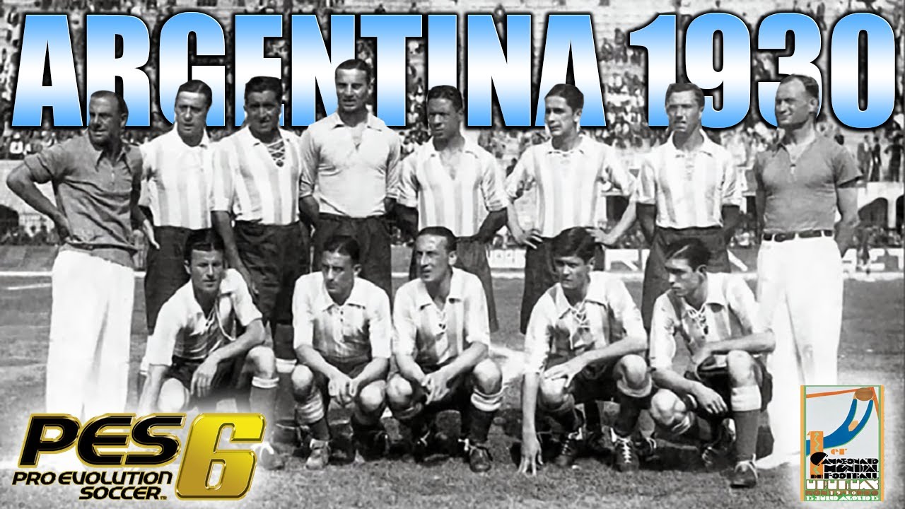 🏆 *FIFA WORLD CUP URUGUAY 1930* con ARGENTINA 🇦🇷 | PES 6 ⚽