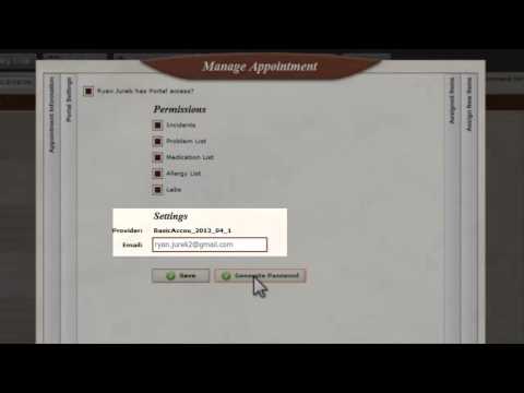 BackChart Tutorial - Patient Portal: -Patient Email Access-