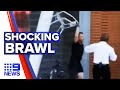 Shopping centre security guards attacked - YouTube