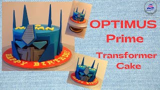 Optimus Prime Transformer Cake tutorial | Optimus Prime Head Cake |Transformer Cake | Mycakelove Optimus Prime Transformer Cake tutorial | Optimus Prime Head Cake |Transformer Cake | Mycakelove