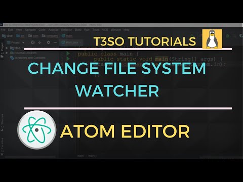 How to Change File System Watcher in Atom Editor