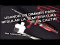 Como regular la temperatura de un cautín que se calienta demasiado.