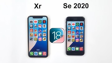 iOS 18 Speed Test - iPhone XR vs iPhone SE 2020