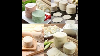 automatic spring roll dumpling skin samosa sheet pastry wrapper making forming machine