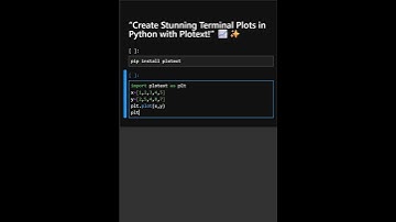 “Create Stunning Terminal Plots in Python with Plotext!” 📈✨