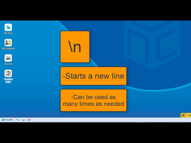 Special Characters in Python: \n 'newline'