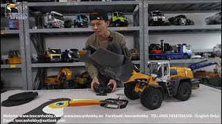 New XDRC 1/14 Hydraulic RC Loader 580 , Sound & Light & smoking. RC16 sound light system, ST8 radio.