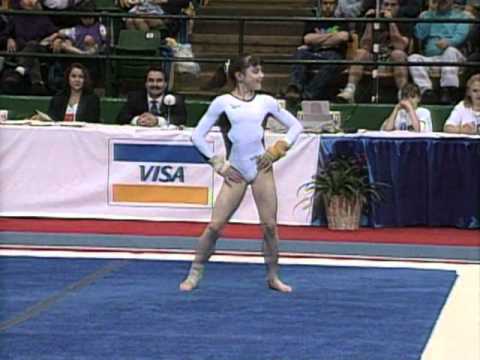 Dominique Moceanu Floor Exercise 1995 Visa Challenge Women