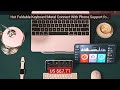 Hot Foldable Keyboard Metal Connect With Phone Support for Tab... — Best Buy 2026 | Great Quality!