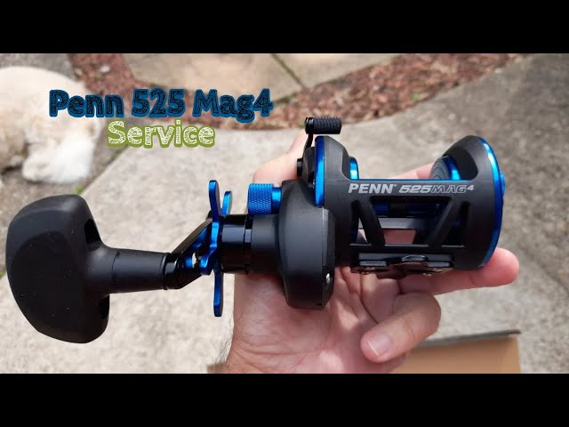 Penn 525 Mag4 Service// Taking it apart to remove The Blue grease