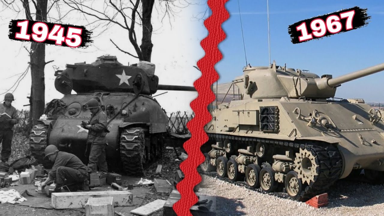 WW2 Tanks still used after War Sherman tanks YouTube