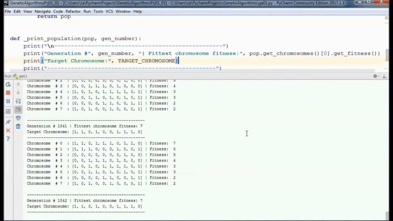 Genetic Algorithms w/ Python - Tutorial 29