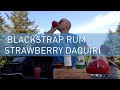 Strawberry Daquiri with Blackstrap Rum