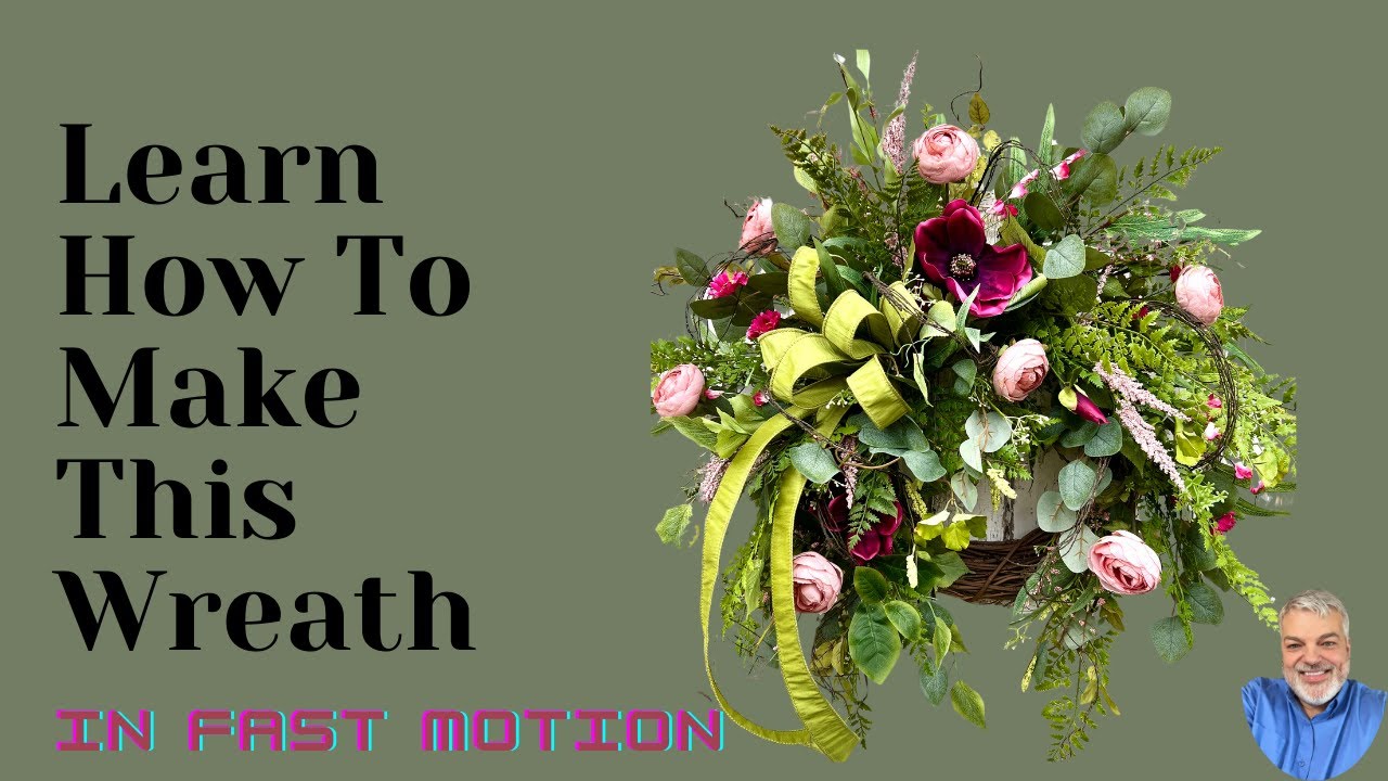 How to make a Woodlands Wreath in Fast Motion