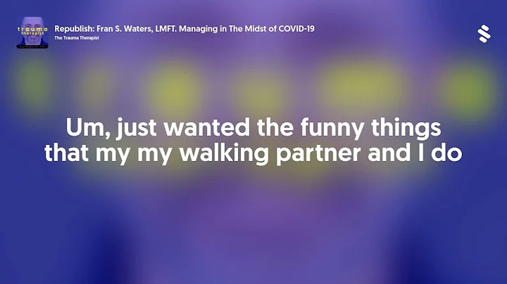 Republish: Fran S. Waters, LMFT. Managing in The M...