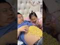 Competition with dad to eat snacks, dad to take care of the baby,#funny #shorts #shots #short #fyp