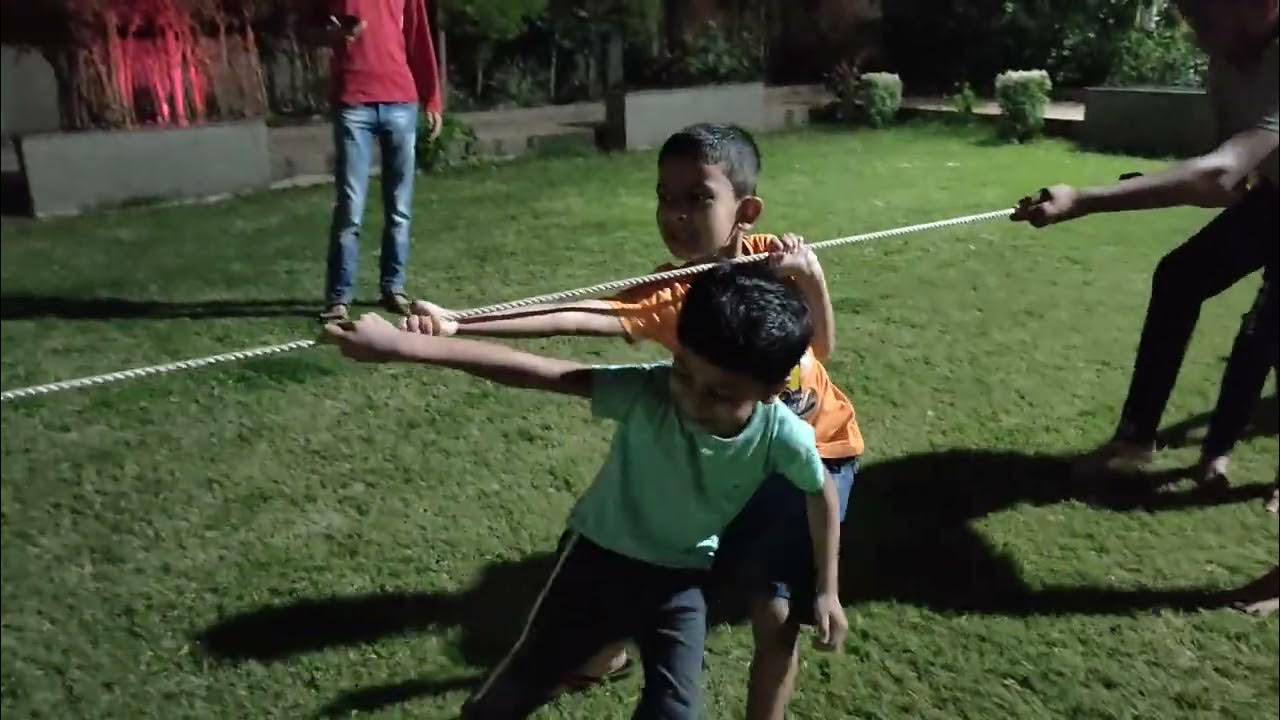 Utsav Kids rope pulling game YouTube