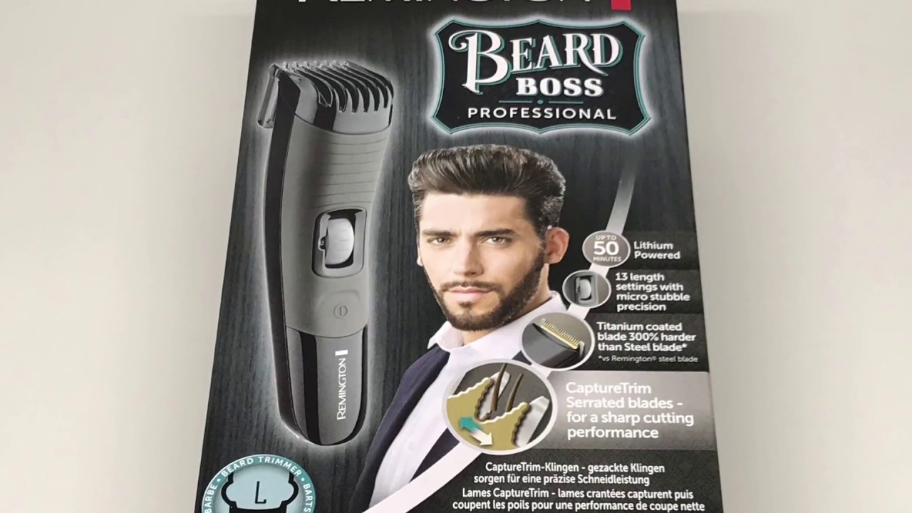 remington beard boss pro beard grooming trimmer mb4130