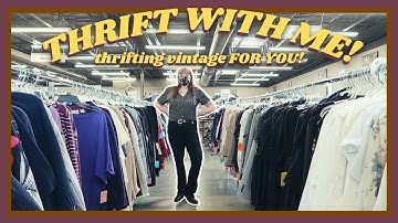 Thrift With Me! *HUGE THRIFT HAUL!* Thrifting for a Vintage Winter Wardrobe