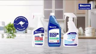 Selleys Household Cleaners - Tile &amp; Grout Cleaner - Sugar Soap - Mould Killer