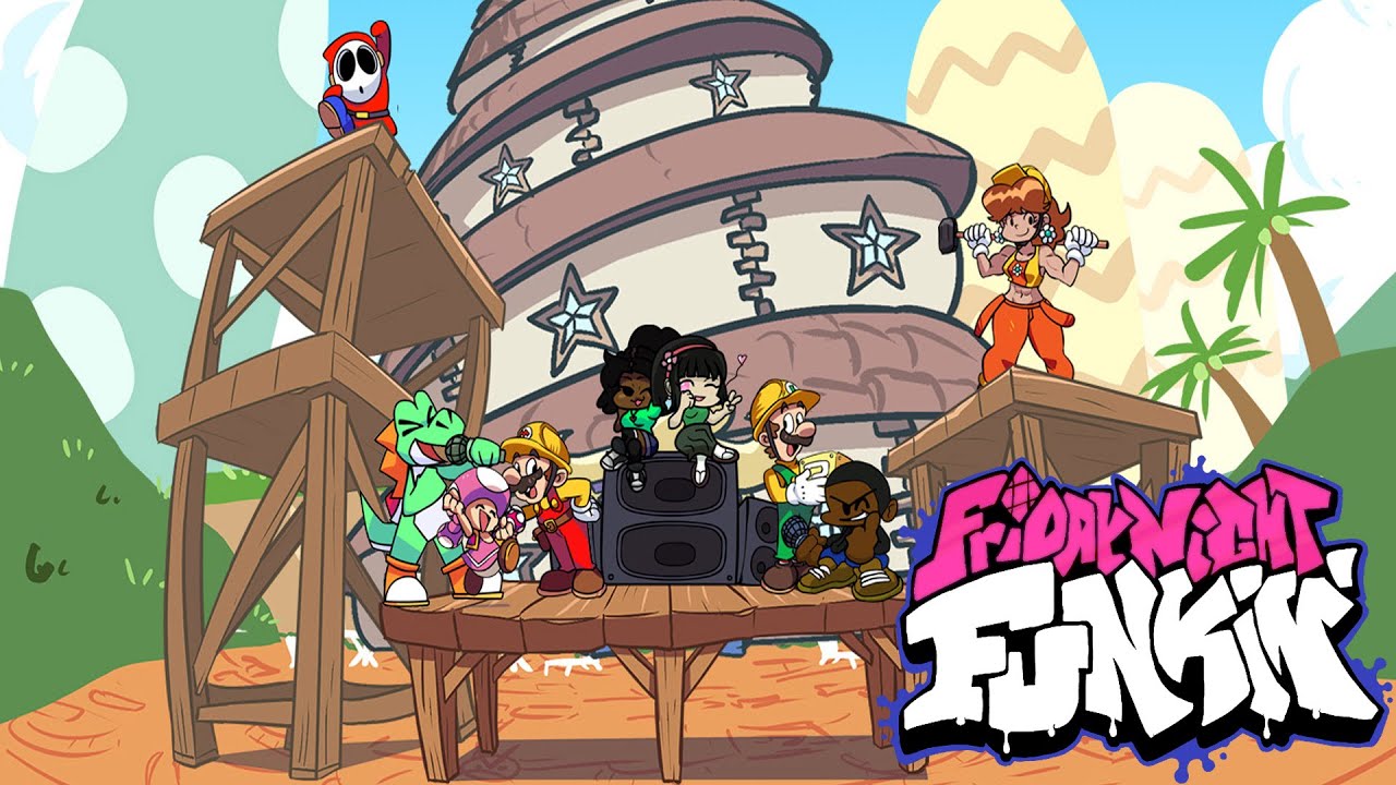 Vs Yoshi and Toadette Nintendo Characters Friday Night Funkin