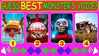 Guess Monster Voice Car Eater, Choo Choo Charles, Spider Thomas, Megahorn Coffin Dance
