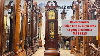 Giá chỉ hơn 30tr. Đồng hồ cây châu Âu Howard Miller phiên bản kỷ niệm 1987. MS 63523. LH0971678887.