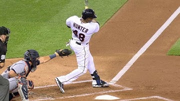 DET@MIN: Hunter plates Sano with an infield single