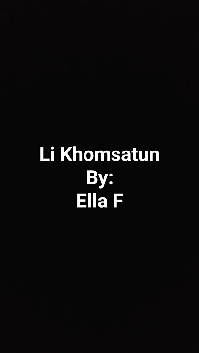 Dj Li Khomsatun by ella F