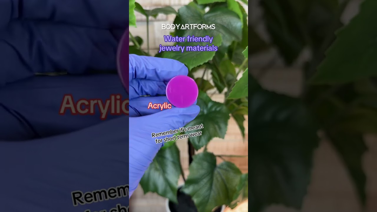 Water Friendly Jewelry Materials