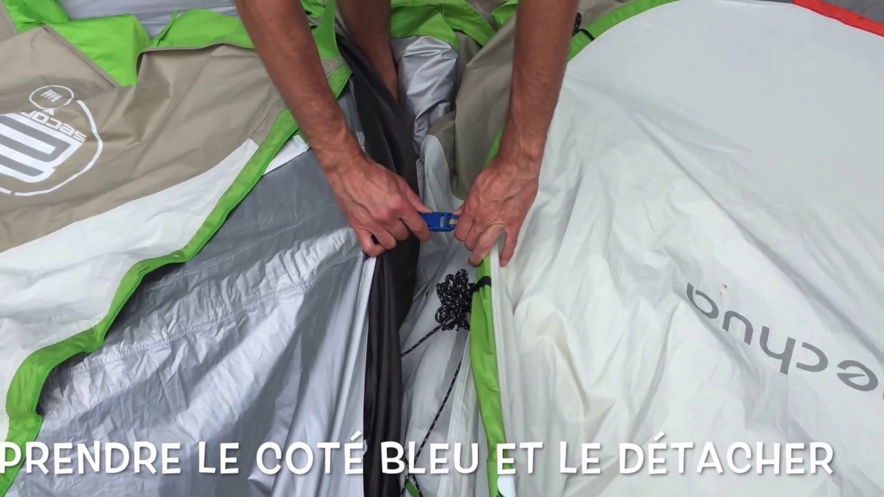 Montage easy tente 2sec xxl quechua - YouTube
