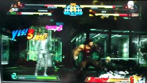 MvC3 Croydon Tournament - Carpet (SP, DO, HU) vs Chris (DA, WE, HU)