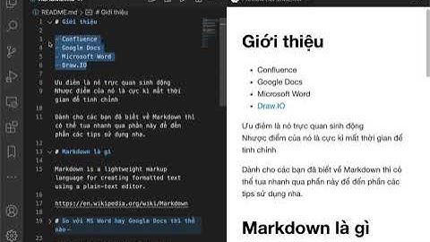 Các tips/hướng dẫn viết tài liệu Markdown với VSCode siêu cool