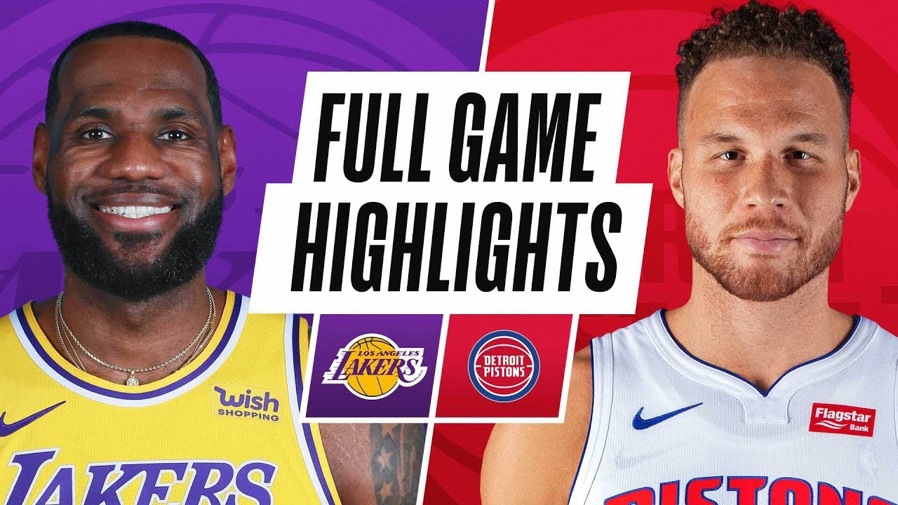 Lakers vs Pistons: Full Game Highlights of Win in Detroit