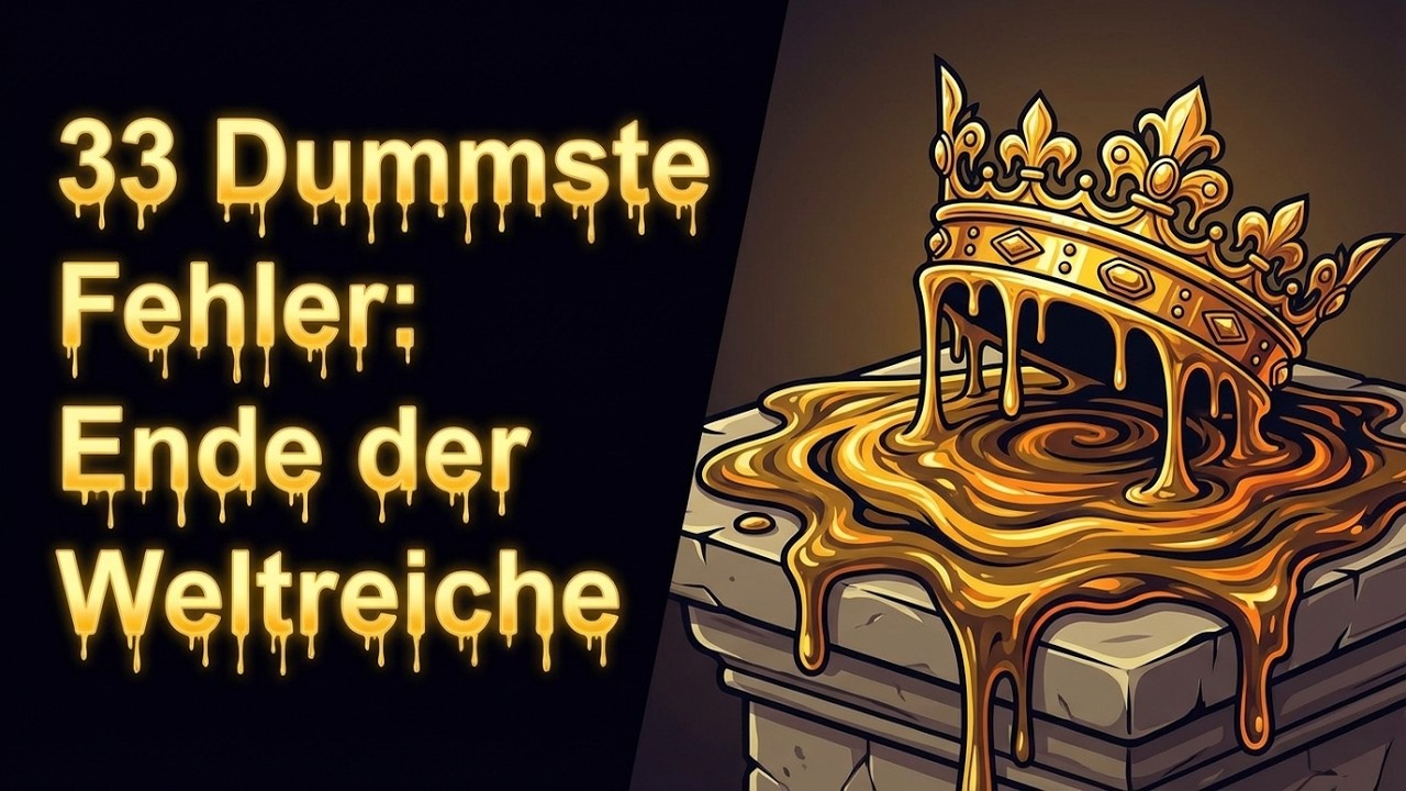 33 Dümmste Fehler, die Weltreiche beendeten