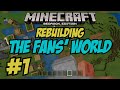 REBUILDING Ethan Gamer Fans&#39; Minecraft World | Part 1